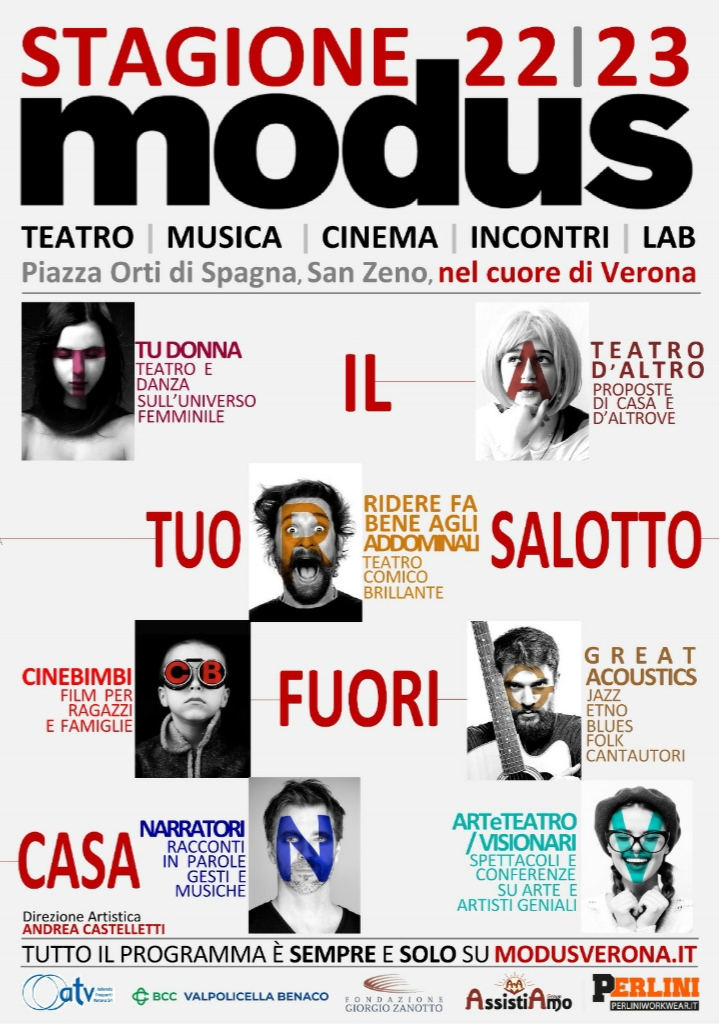 Stagione Modus 22-23 Teatro Verona Castelletti