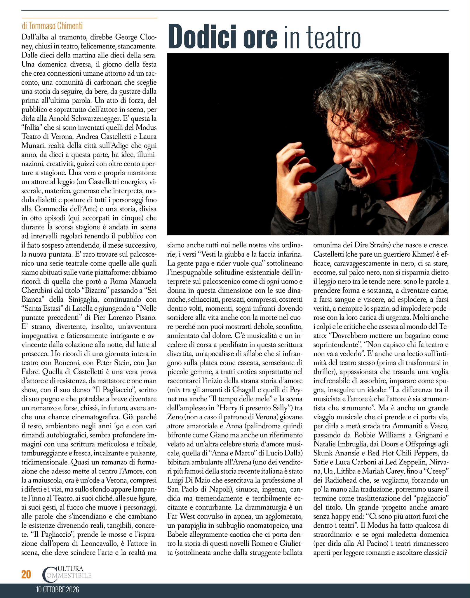 Recensione Chimenti Il Pagliaccio Castelletti